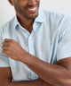 Peter Millar White Haven Short Sleeve Sport Shirt