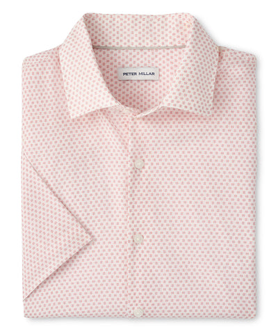 Peter Millar Tamarama Short Sleeve Sport Shirt, Men's Big & Tall