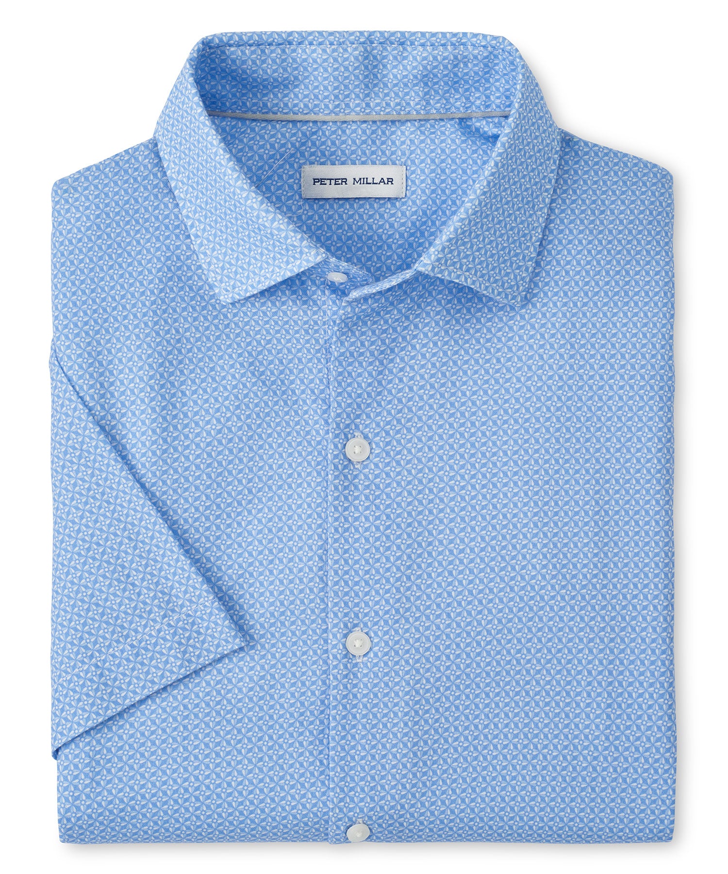 peter millar dress shirts Peter Millar Big & Tall Windsail Short Sleeve Sport Shirt