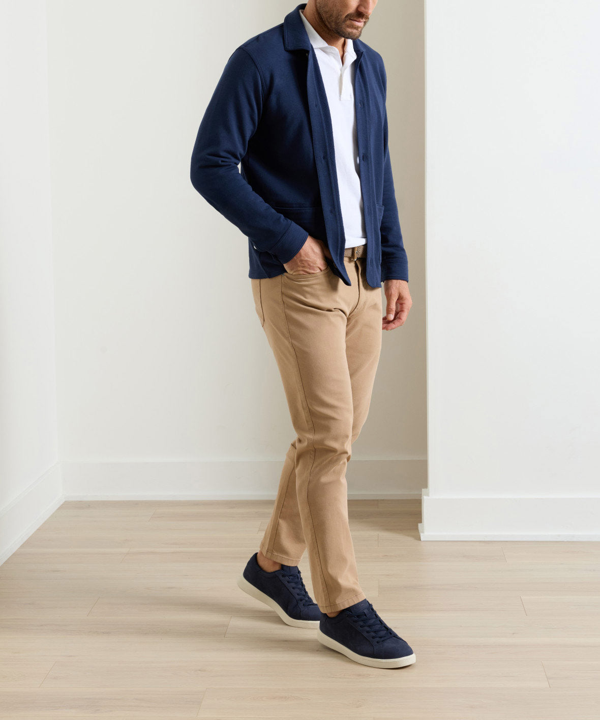 Peter Millar Classic Nubuck Sneaker, Men's Big & Tall