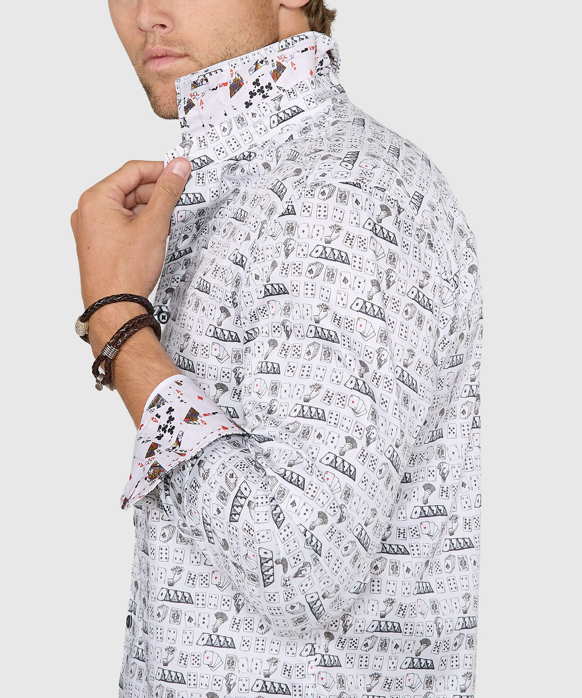 Robert Graham Long Sleeve 52 Pick Up Sport Shirt, Men's Big & Tall