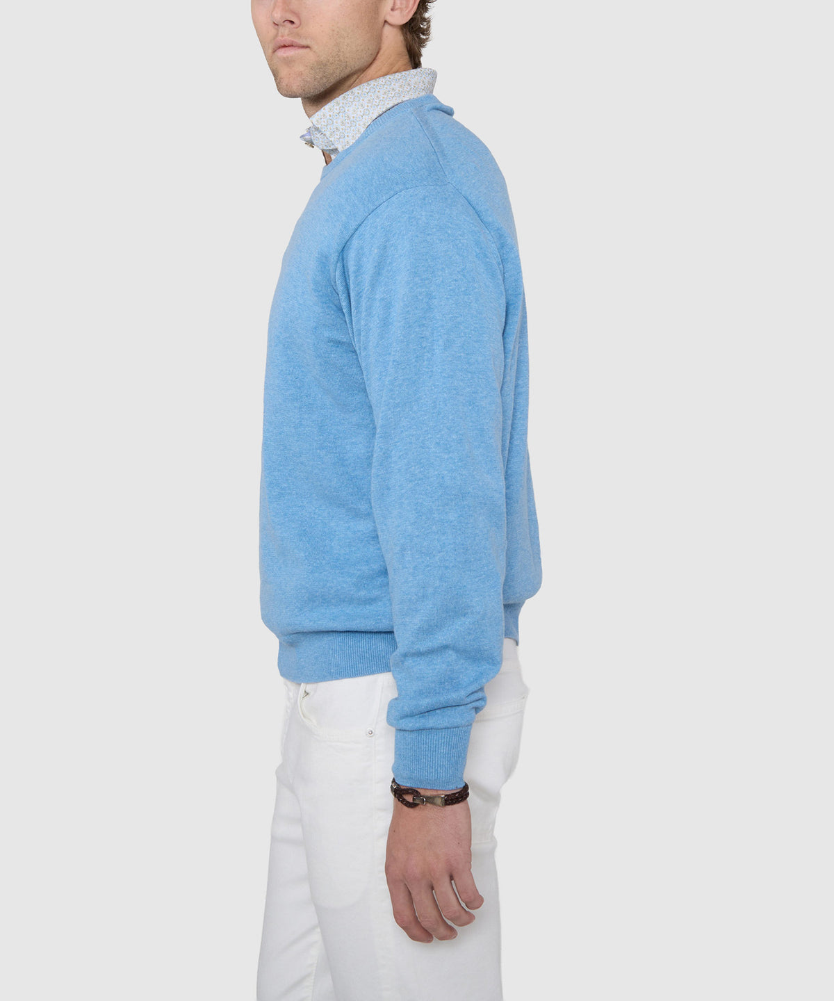 Westport Black Summer Saltwater Crew Pullover, Men's Big & Tall