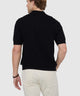 Westport Black Short Sleeve Legacy II Cotton Cashmere Polo