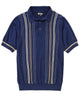 Westport Black Short Sleeve Cortina Retro Polo