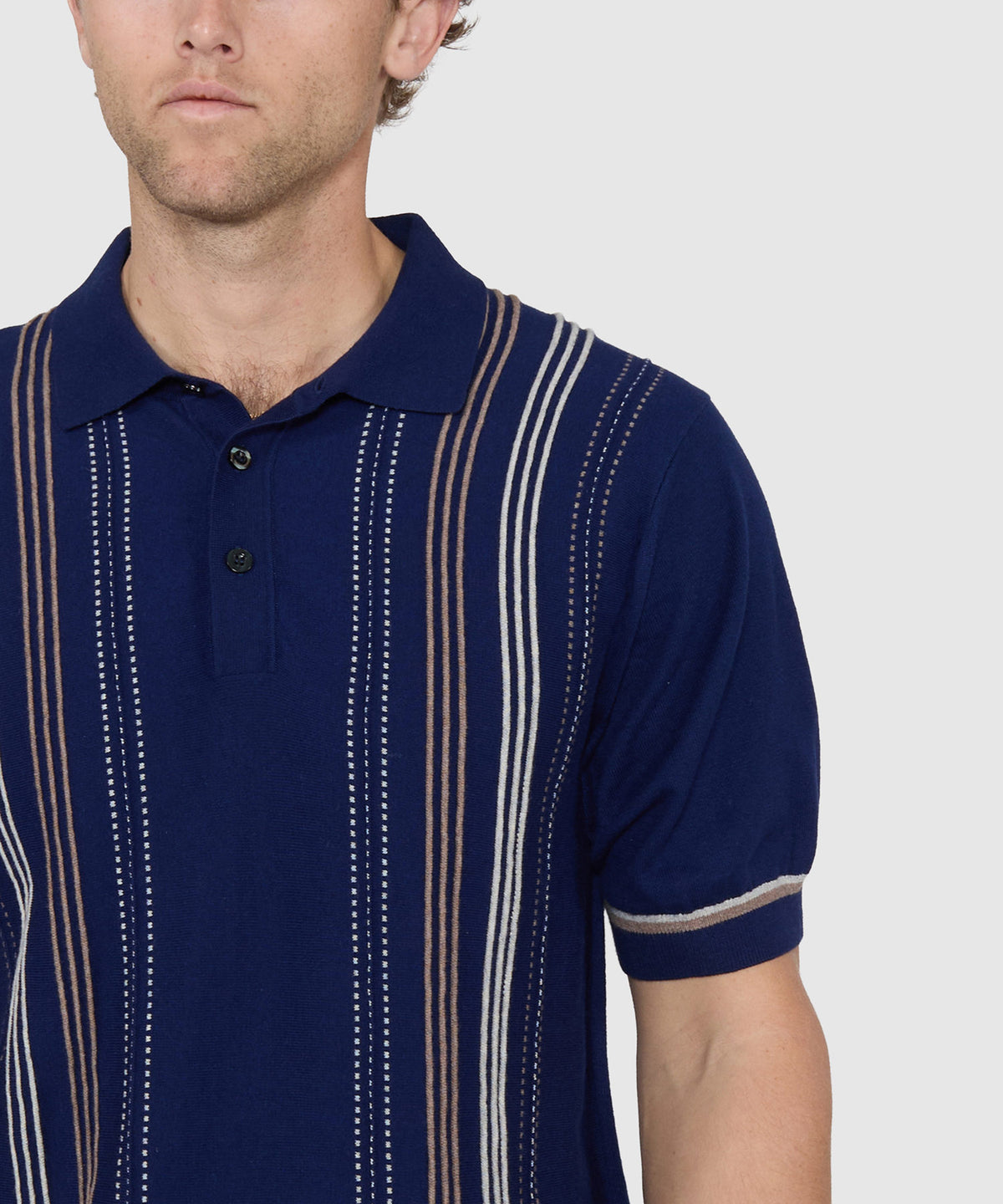 Westport Black Short Sleeve Cortina Retro Polo, Men's Big & Tall