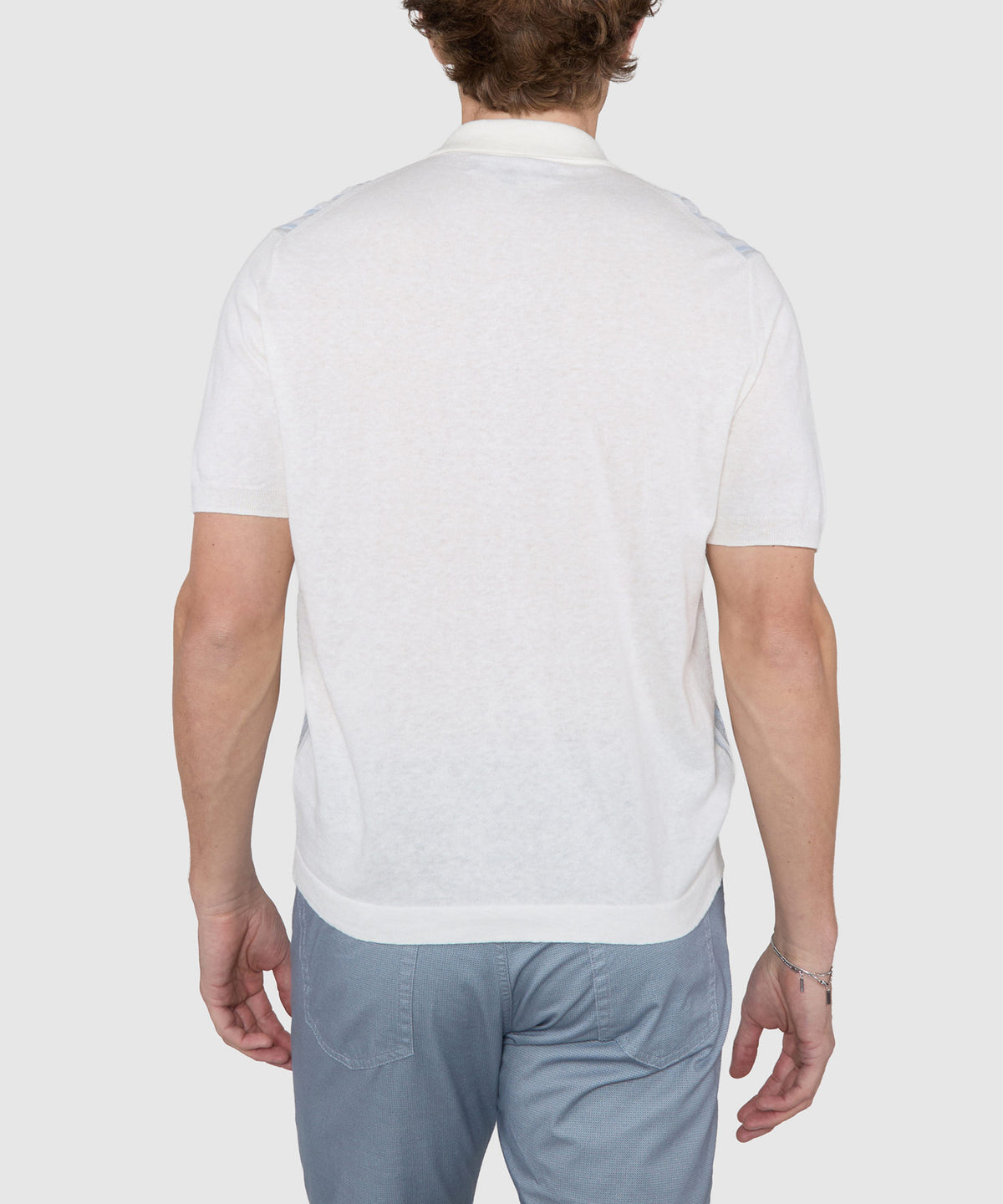 Westport Black Short Sleeve Cornell Button Front Polo, Men's Big & Tall