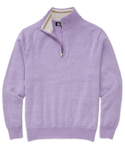 Westport Black Kingston Quarter-Zip Pullover, Men's Big & Tall