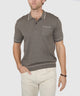 Westport Black Short Sleeve Amici Ribbed Knit Polo