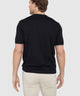 Westport Black Short Sleeve Retro Roulle Crew