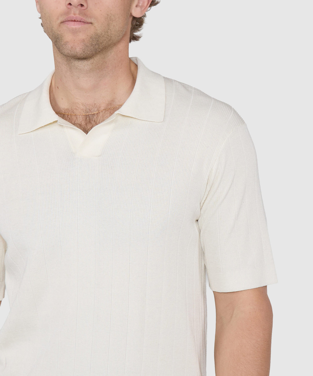 Westport Black Short Sleeve Portofino Johnny Collar Polo, Men's Big & Tall