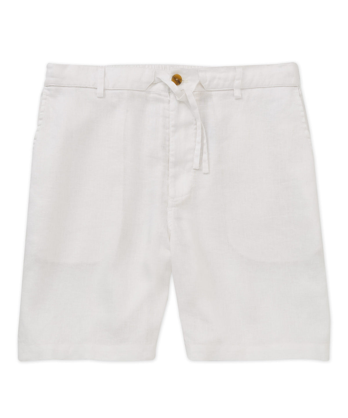 Westport Black Southport Linen Shorts, Men's Big & Tall