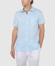 Westport Black Southport Short Sleeve Linen Shirt