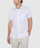Westport Black Southport Short Sleeve Linen Shirt