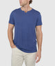 Westport Black Bellmont Short Sleeve V-Notch Linen Crew