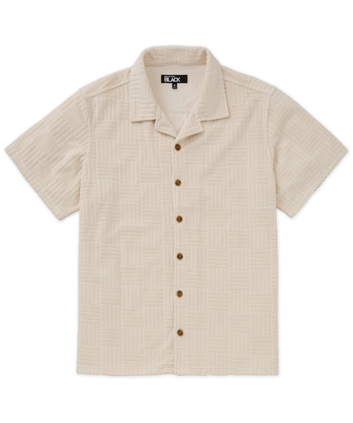 Westport Black Vienna Terry Cabana Shirt