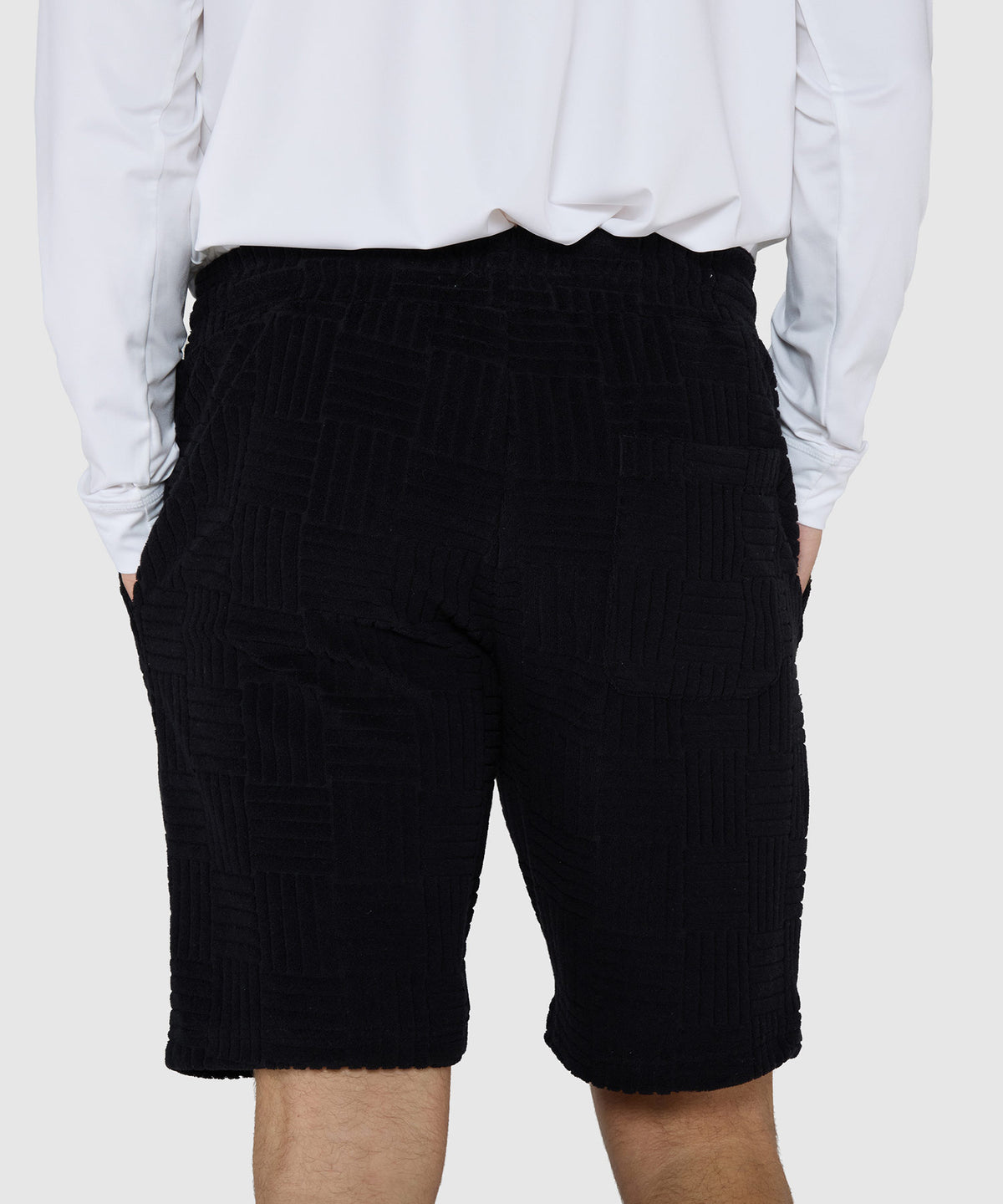Westport Black Vienna Terry Shorts, Men's Big & Tall