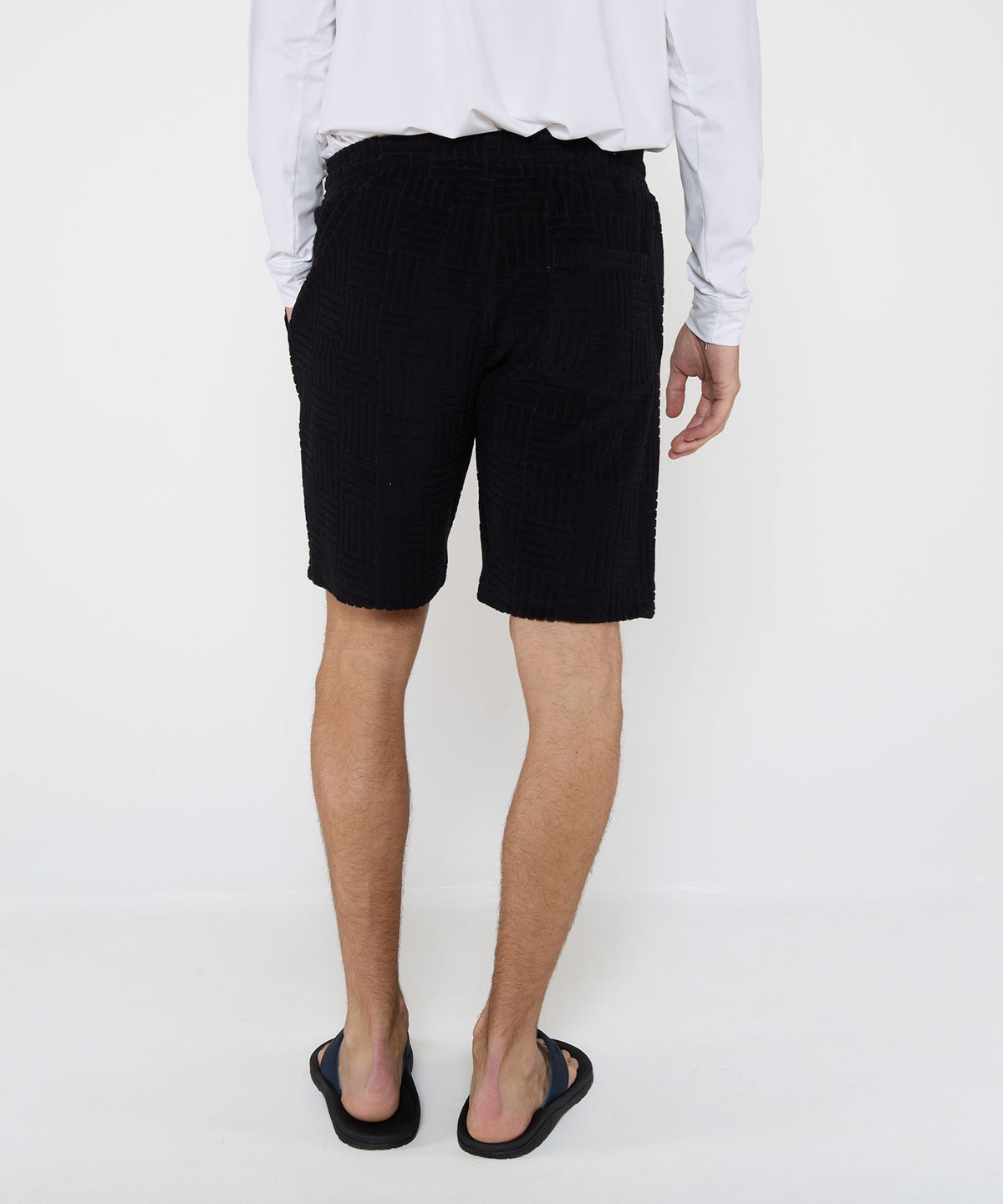Westport Black Vienna Terry Shorts, Men's Big & Tall