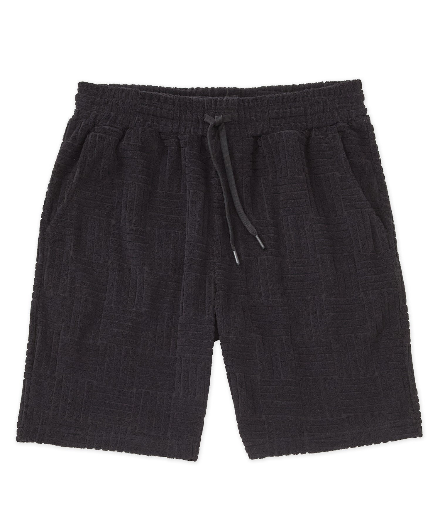 Westport Black Big & Tall Vienna Terry Shorts | Westport Big & Tall