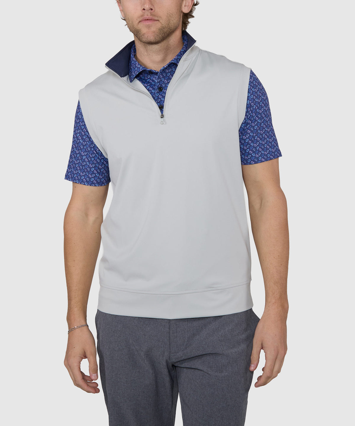 Westport Lifestyle Links Quarter-Zip Vest, Men's Big & Tall