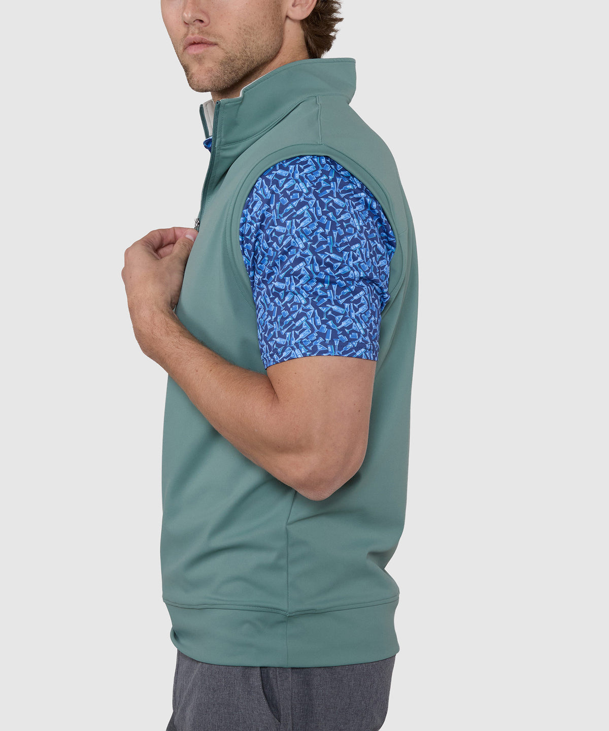 Westport Lifestyle Links Quarter-Zip Vest, Men's Big & Tall