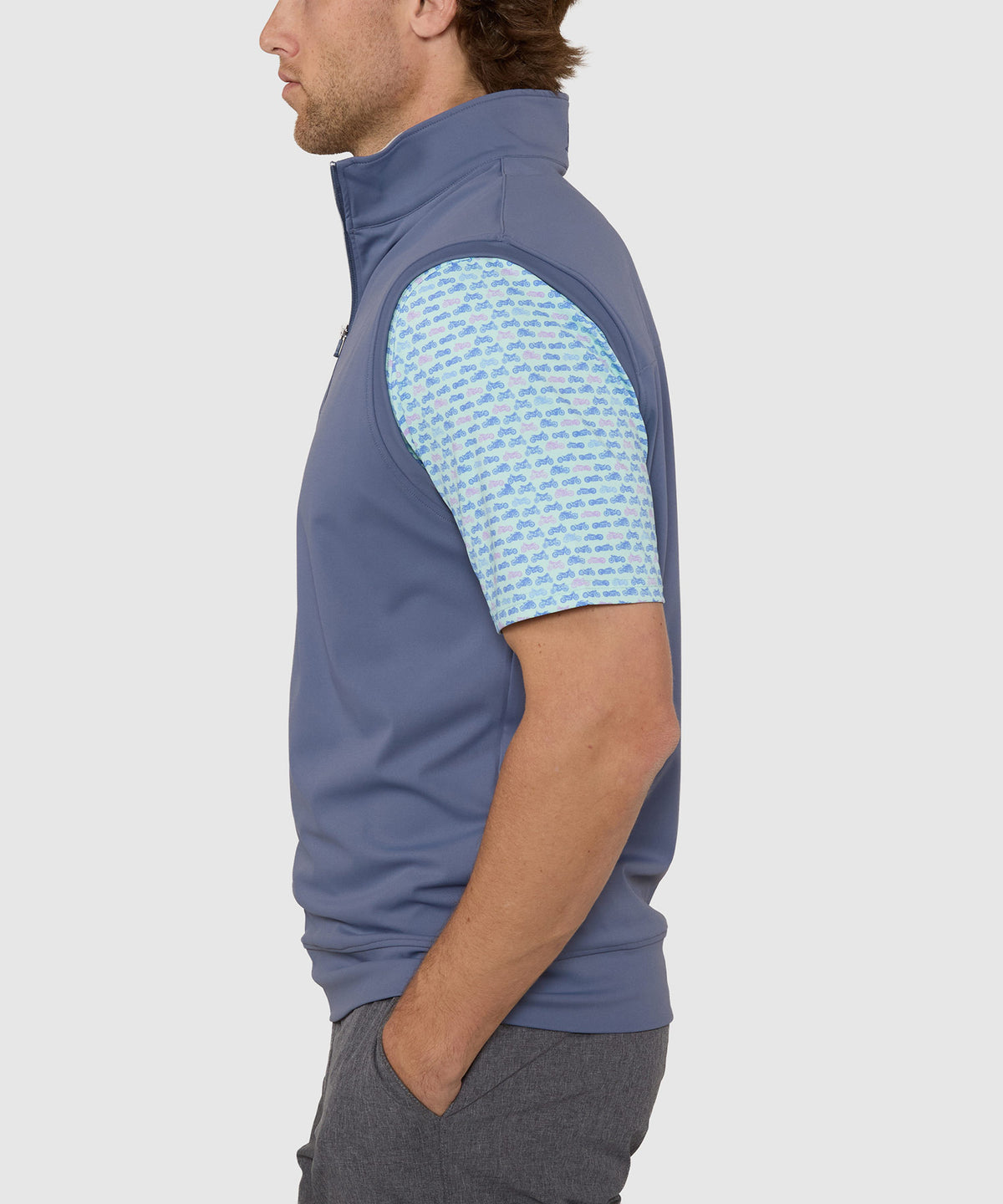 Westport Lifestyle Links Quarter-Zip Vest, Men's Big & Tall
