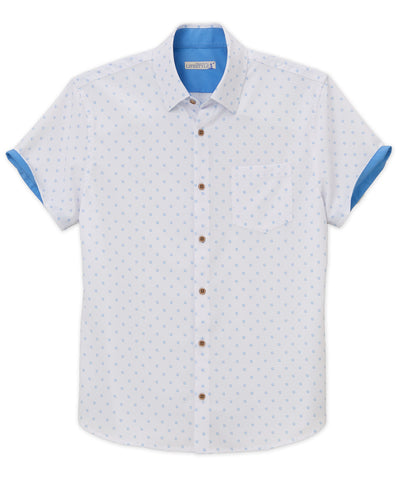 Westport Lifestyle Dice Print Performance Stretch Sport Shirt, Men's Big & Tall