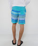 Westport Lifestyle Saybrook Half Elastic Anchor Stripe Board Shorts