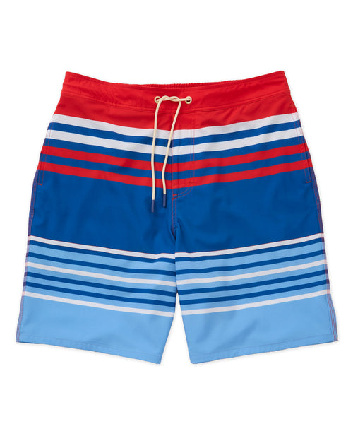 Westport Lifestyle Big & Tall Saybrook Half Elastic Captain Stripe