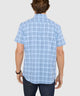 Westport No-Tuck Short Sleeve Button-Down Collar Stretch Performance Plaid Sport Shirt