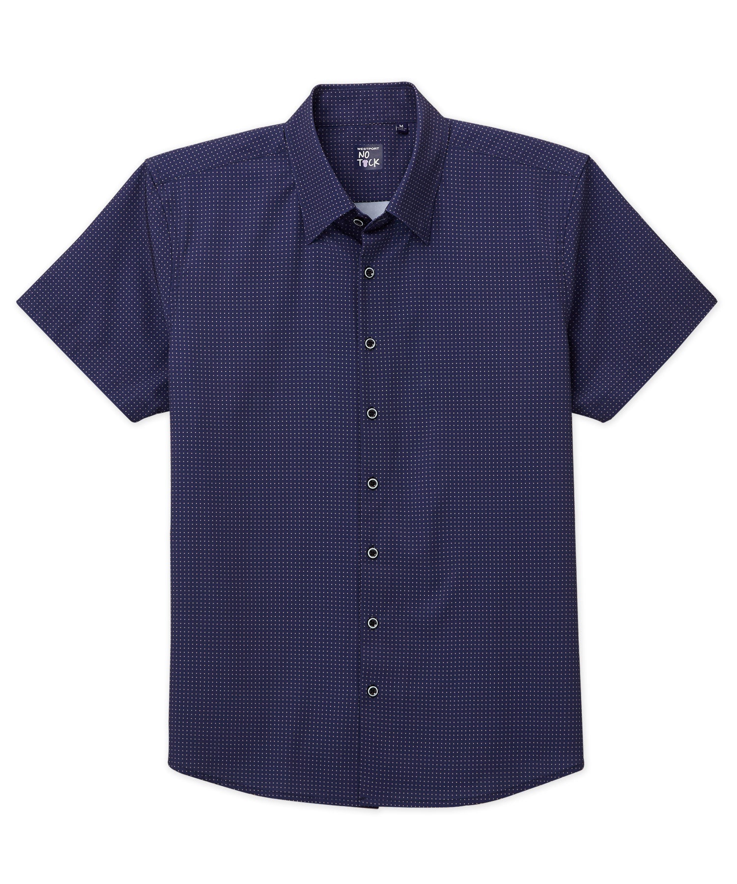 no tuck dress shirts big and tall Men's Big & Tall Westport No-Tuck Long Sleeve Button Down Collar Plaid Stretch Performance Sport Shirt Light Blue / 3XB