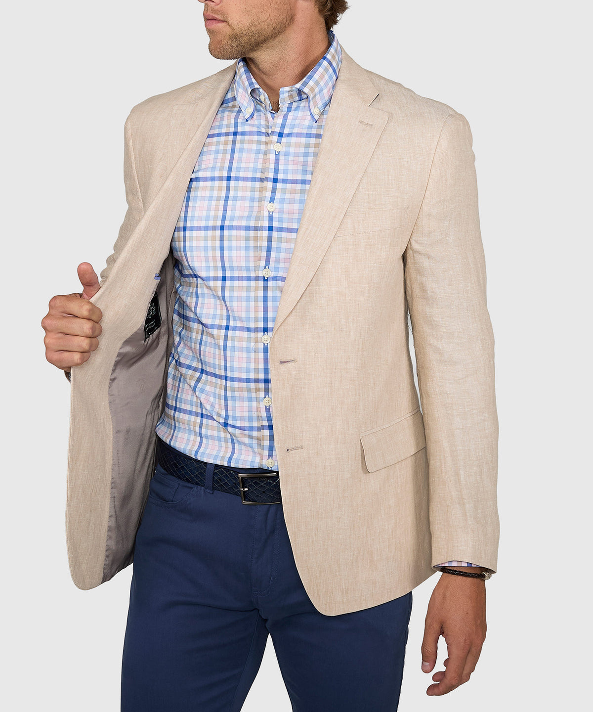 Tommy Hilfiger Solid Linen Sport Coat, Men's Big & Tall