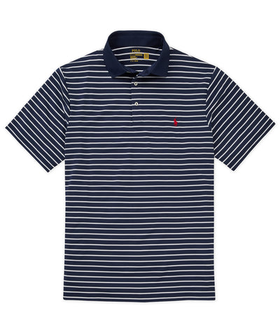 Polo Ralph Lauren Short Sleeve Performance Stripe Polo, Men's Big & Tall
