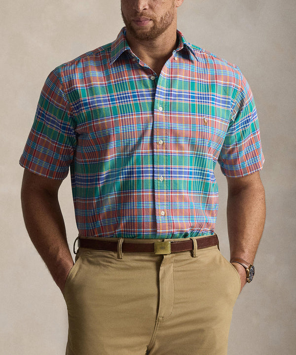 Polo Ralph Lauren Big & Tall Short Sleeve Patterned Oxford Sport