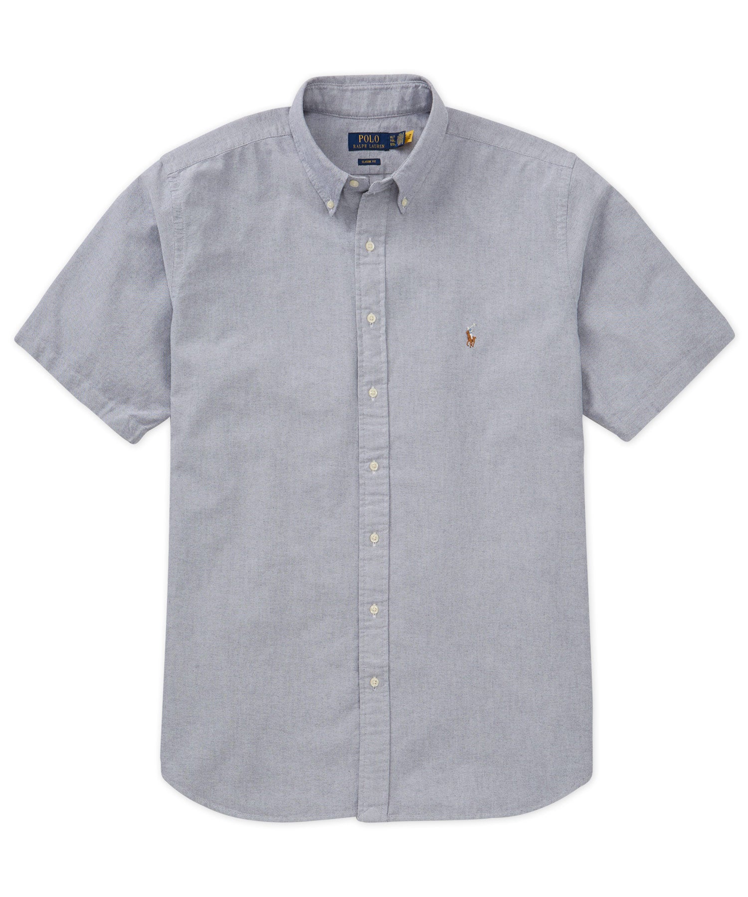Polo Ralph Lauren Big & Tall Short Sleeve Solid Oxford Sport Shirt