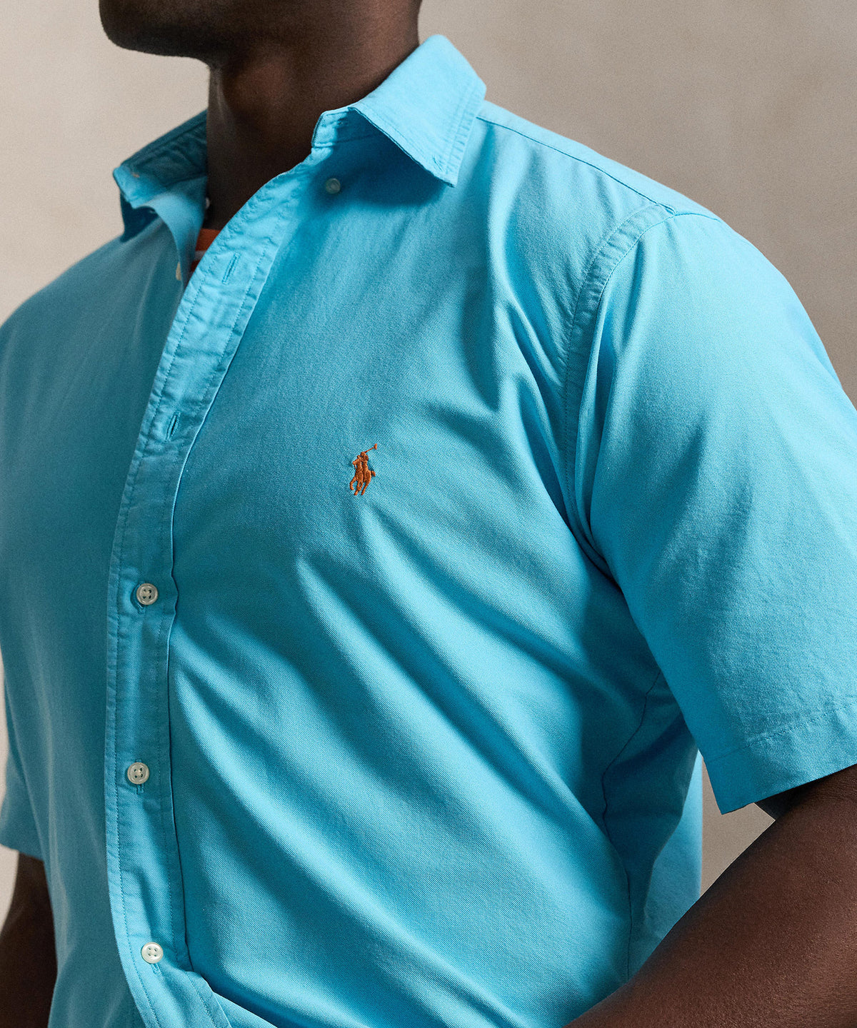 Polo Ralph Lauren Short Sleeve Garment-Dyed Sport Shirt, Men's Big & Tall