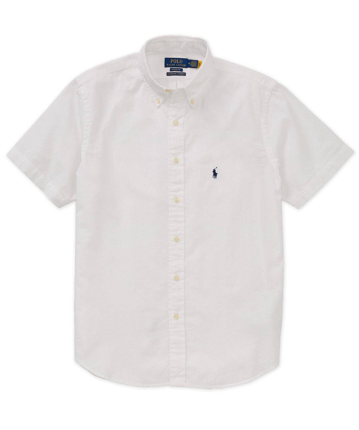 Polo Ralph Lauren Short Sleeve Seersucker Sport Shirt, Men's Big & Tall