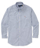 Polo Ralph Lauren Long Sleeve Performance Oxford Sport Shirt - White/Blue Multi