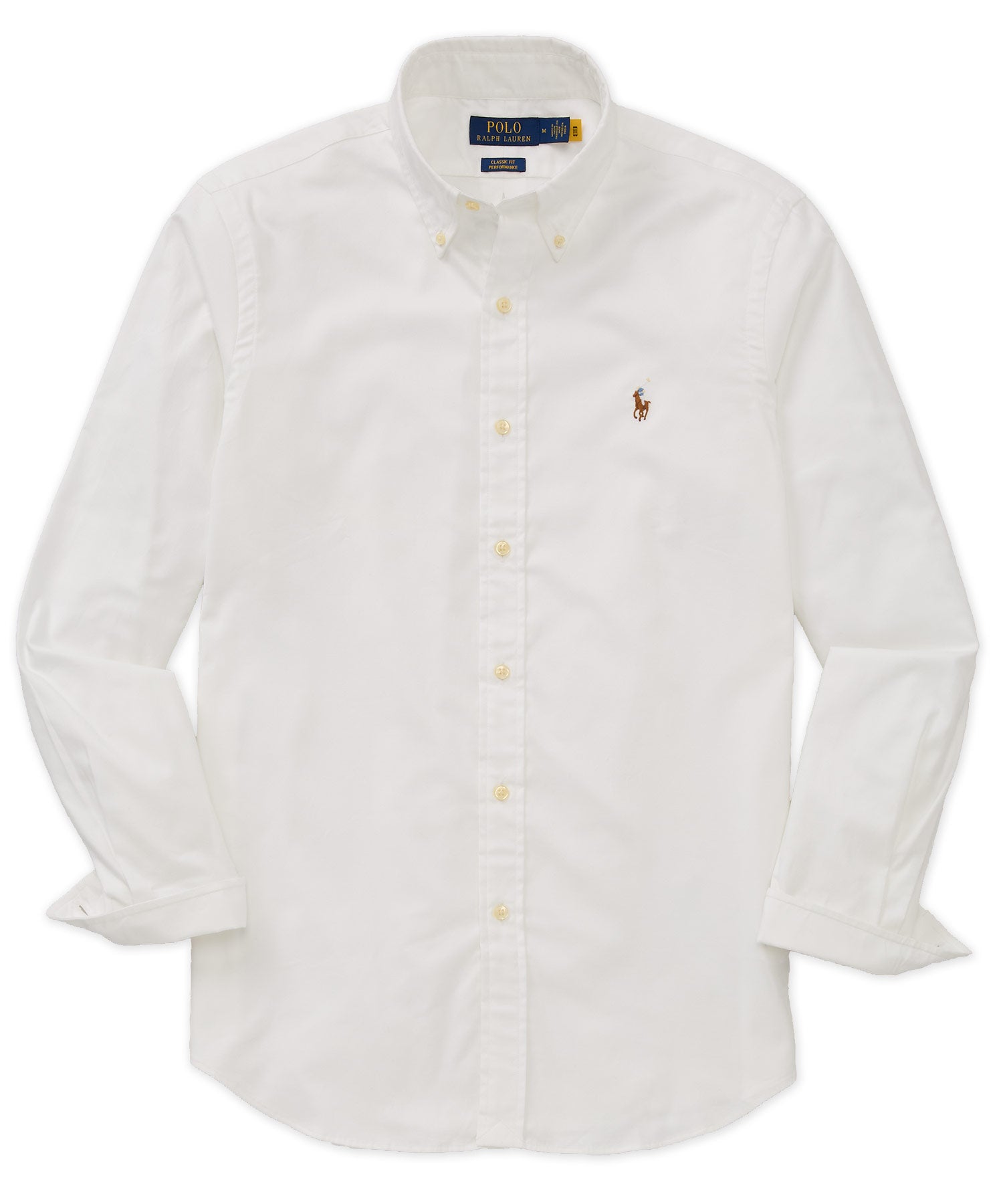 Polo Ralph Lauren Big Tall Plaid Performance Oxford Long Sleeve Woven Shirt, Mens, 2XLT, White/Bright Navy Polo Ralph Lauren Big Tall Plaid Performance Oxford Long Sleeve Woven Shirt, Mens, 2XLT, White/Bright Navy