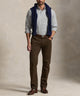 Polo Ralph Lauren Long Sleeve Performance Oxford Sport Shirt - White/Olive Multi