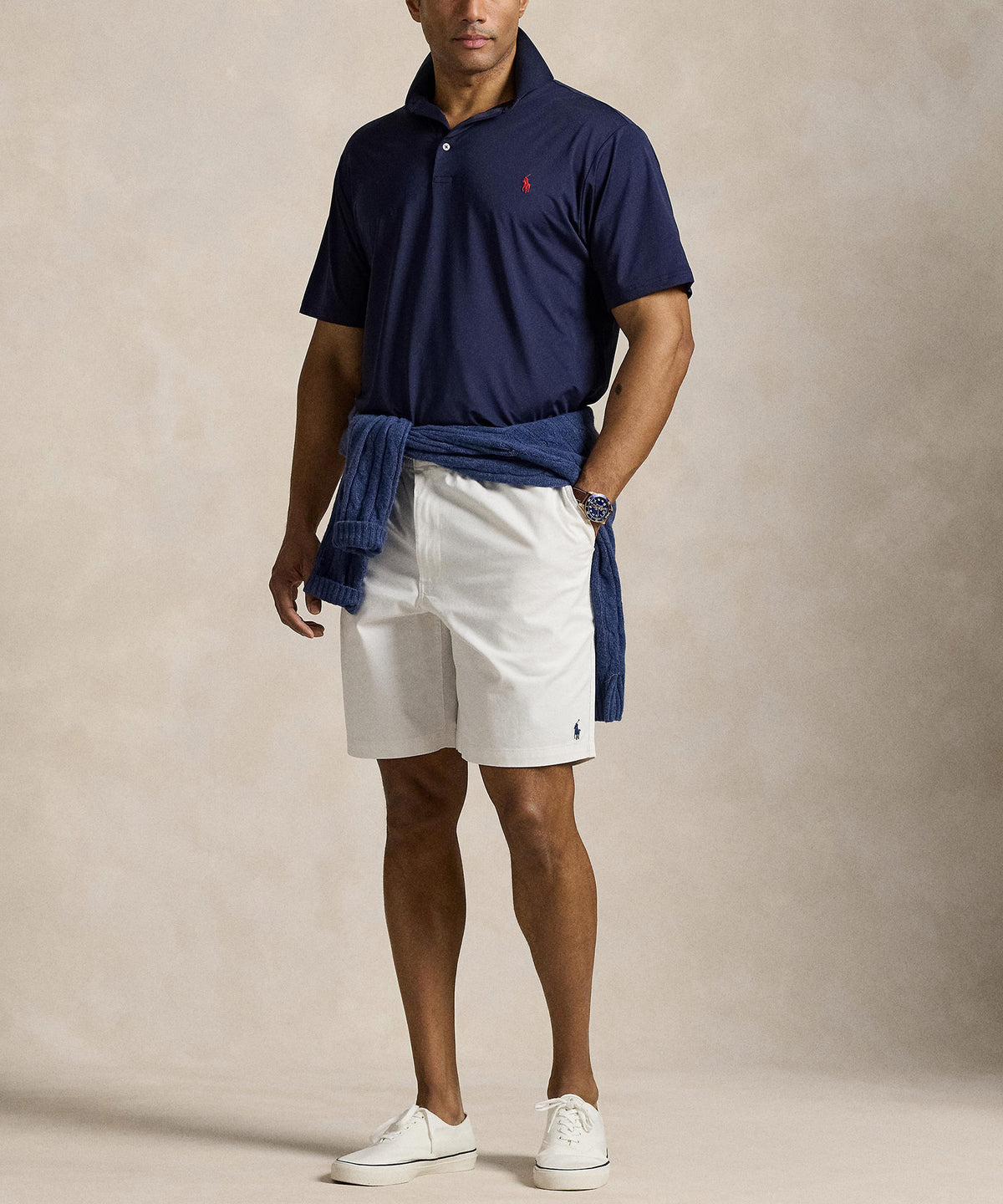 Polo Ralph Lauren Short Sleeve Performance Solid Polo, Men's Big & Tall