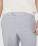 Westport Black Monaco Linen Blend Flat Front Pants