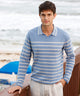 Westport Black Aruba Linen Blend V-Neck Polo