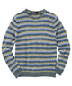 Westport Black Textured Stripe Crew Sweater