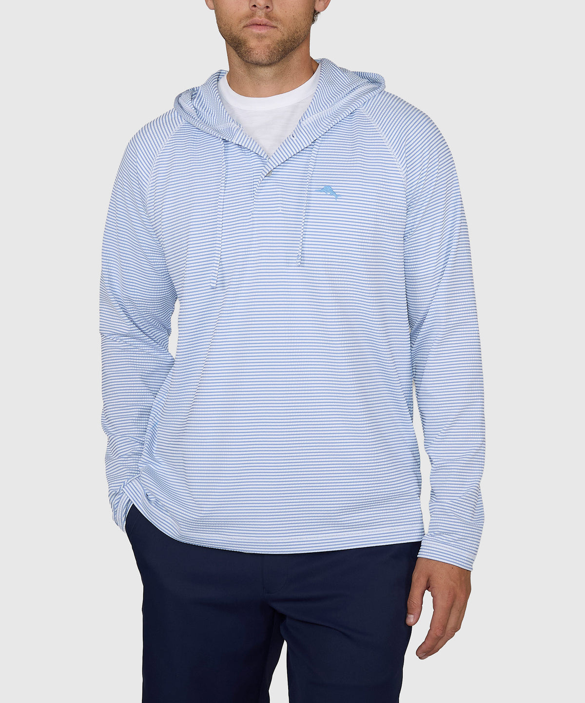 Tommy Bahama Costa Wave Starboard Stripe Hoodie, Men's Big & Tall