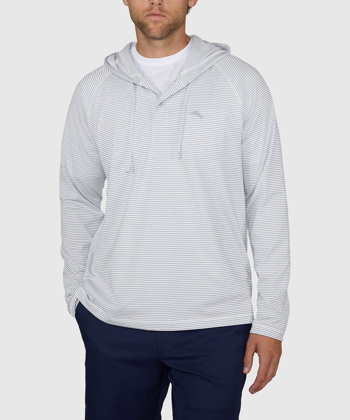 Tommy Bahama Costa Wave Starboard Stripe Hoodie, Men's Big & Tall