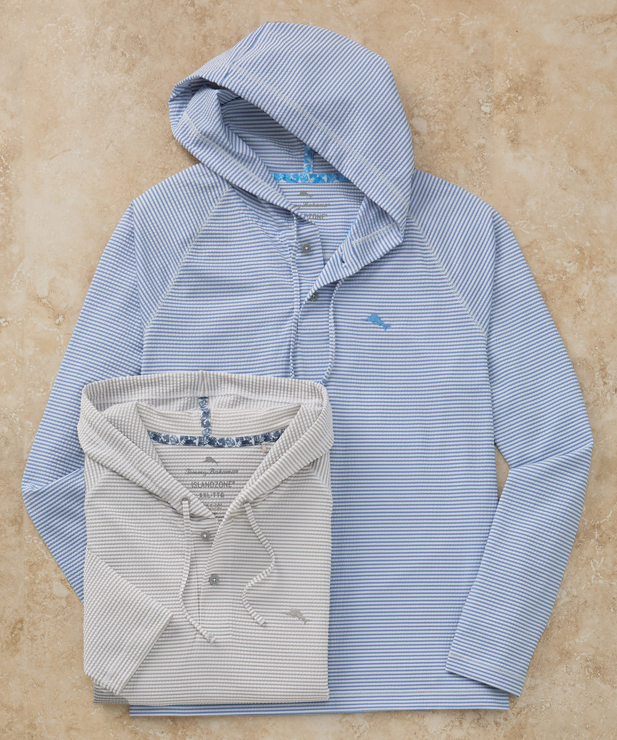 Tommy Bahama Costa Wave Starboard Stripe Hoodie, Men's Big & Tall