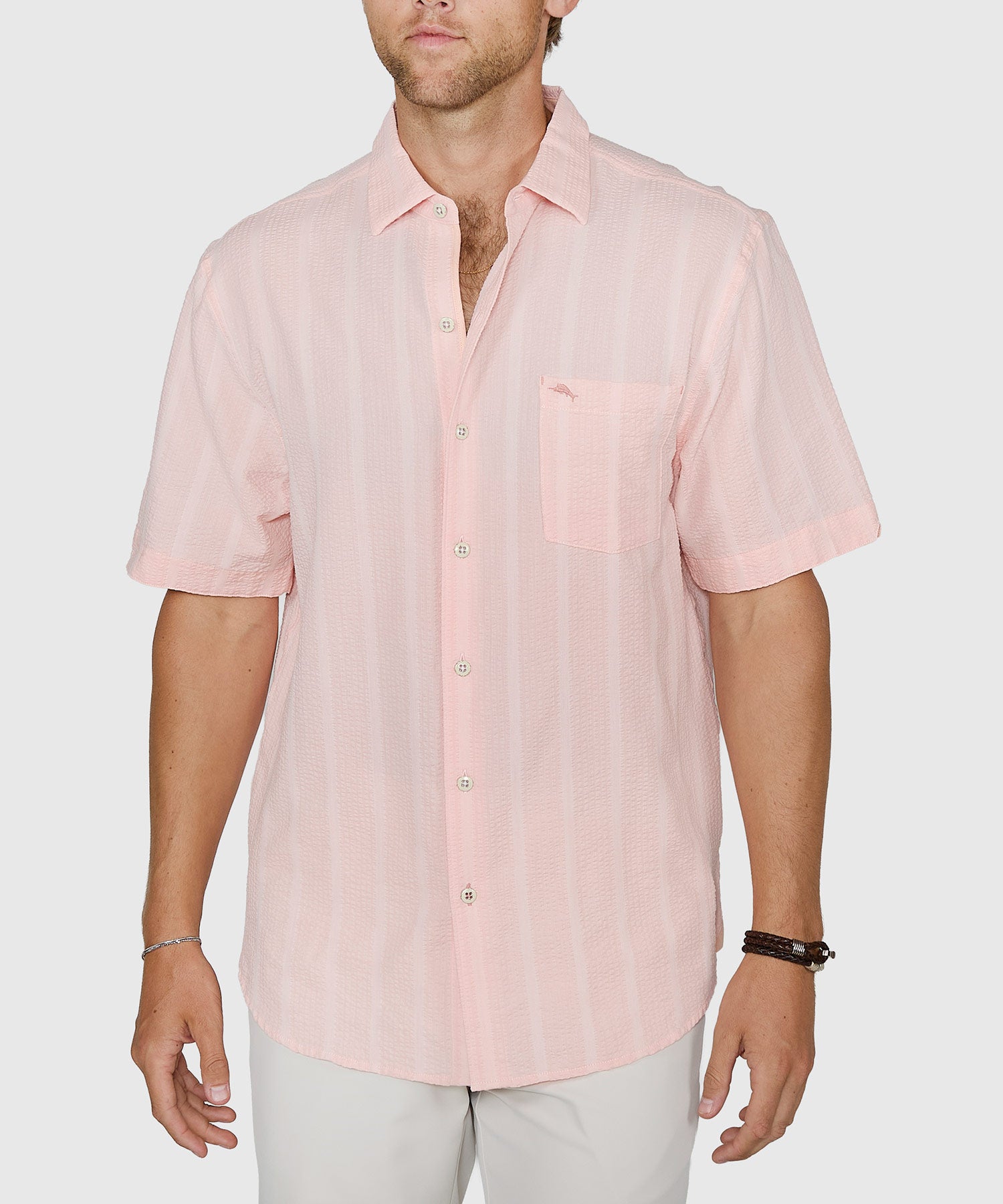 Tommy Bahama Big & Tall Short Sleeve Nova Wave Sport Shirt