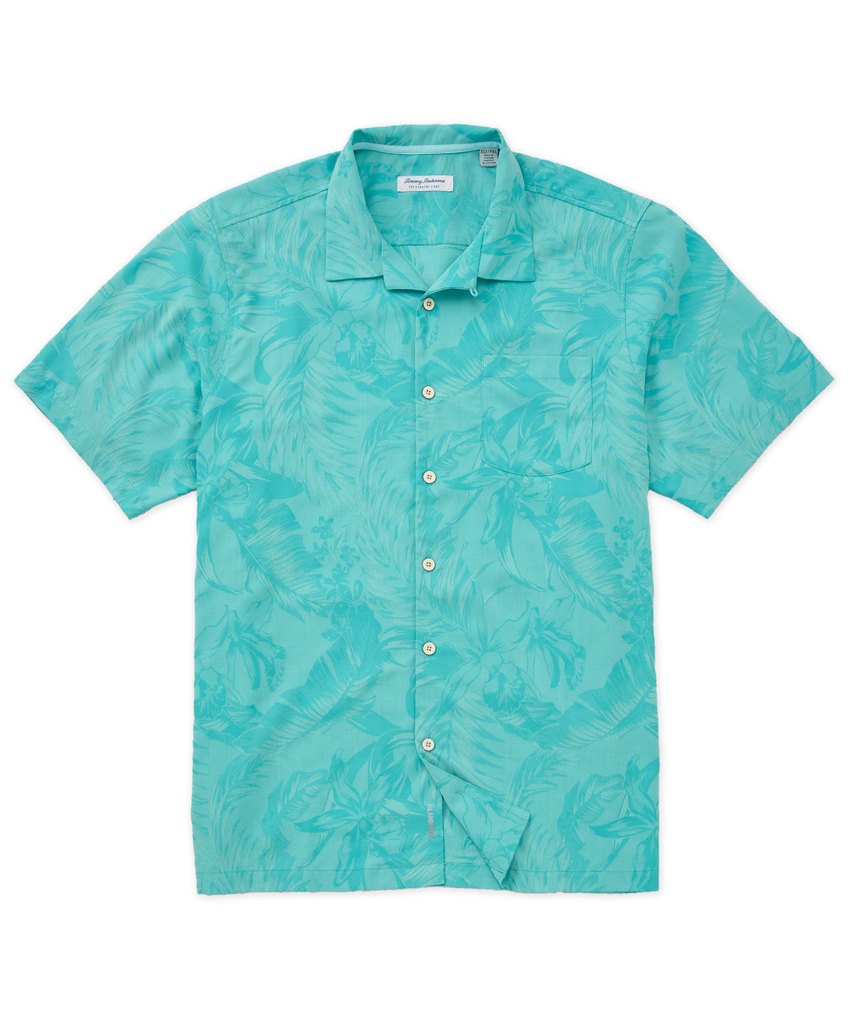Tommy Bahama Coastal Ease Botanic Loom Camp Shirt, Men's Big & Tall