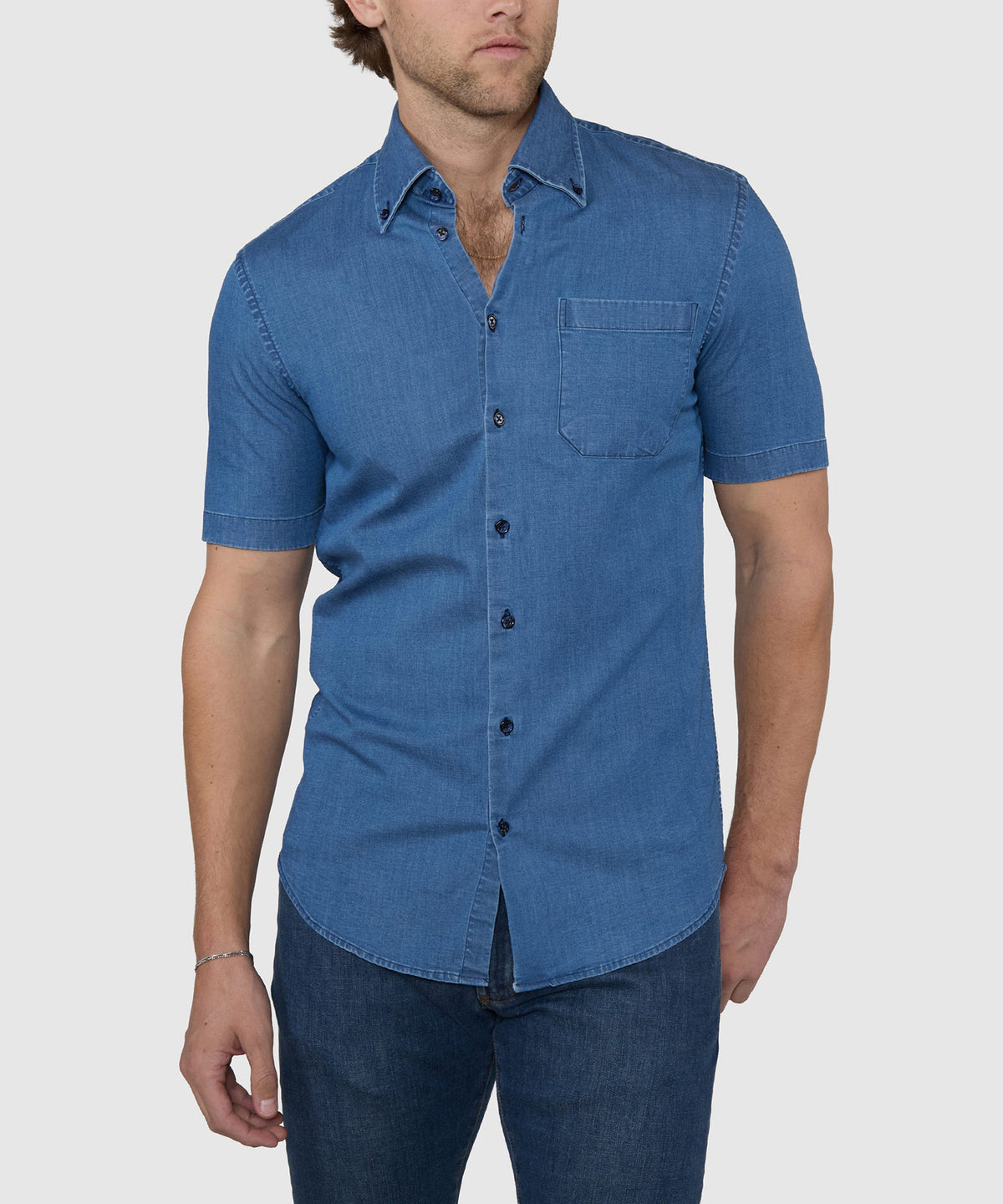 big short sleeve dress shirts Jos. A. Bank Tailored Fit Jumbo Vine Linen Blend Short Sleeve Button Up Shirt - Big & Tall CLEARANCE - Sportswear