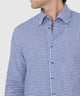 Westport Black Long Sleeve Button-Down Collar Linen Cotton Sport Shirt
